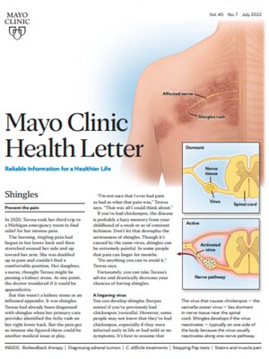 cover image of July 2022. Mayo Clinic Health Letter